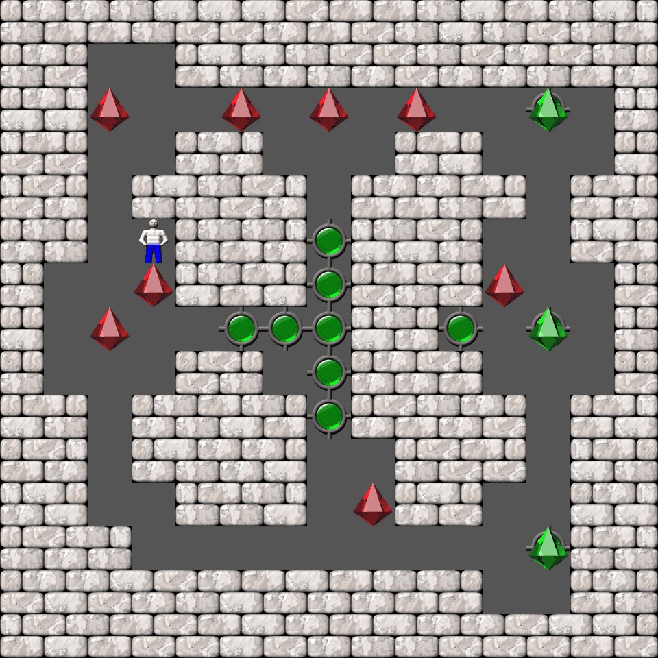 Сокобан More Bugs collections уровень 416